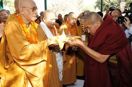 Loạt ảnh đặc biệt cung nghinh Xá lợi Phật từ Ấn Độ - Phần 1: Bước chân trên vùng đất thiêng